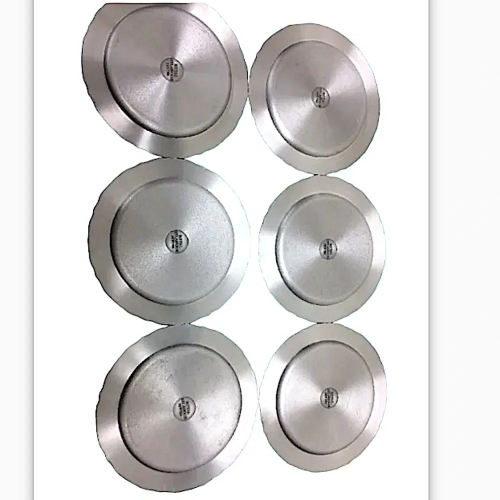 Royal Selangor Filigree Print Genuine Pewter Round Drink Coasters Set of 6